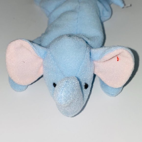 Ty Beanie Baby McDonalds Blue Peanut the Elephant 1993 - Picture 5 of 5